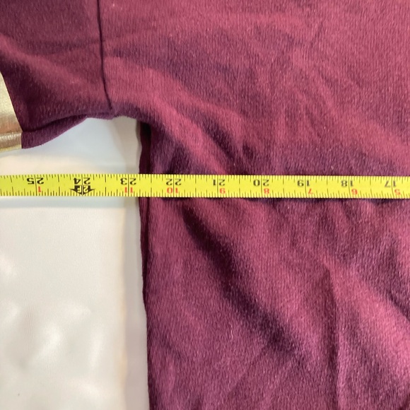 PINK Victoria secret maroon lightweight sweatshirt medium - Picture 3 of 4